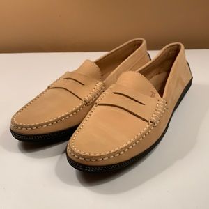 J.P. Tod’s suede loafers